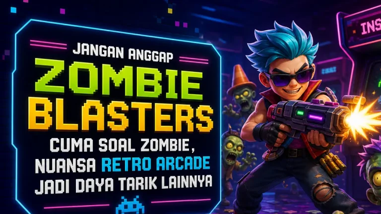 Jangan Anggap Zombie Blasters Cuma Soal Zombie, Nuansa Retro Arcade Jadi Daya Tarik Lainnya